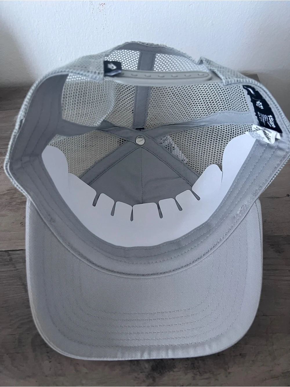 Nike Kids Grey Mesh Logo Trucker Cap